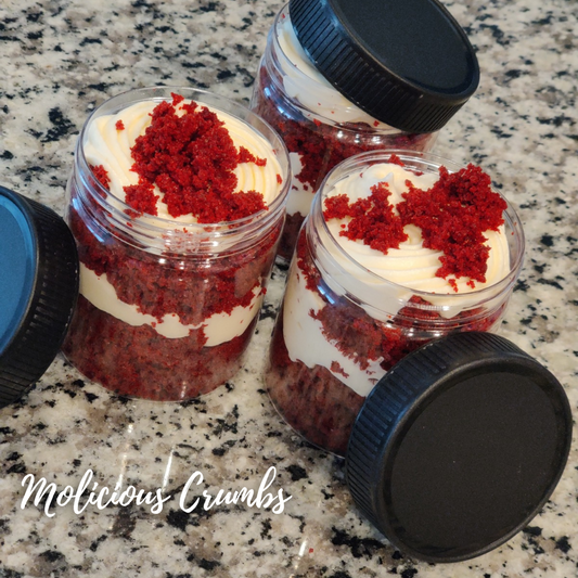 Red Velvet Cake Jar